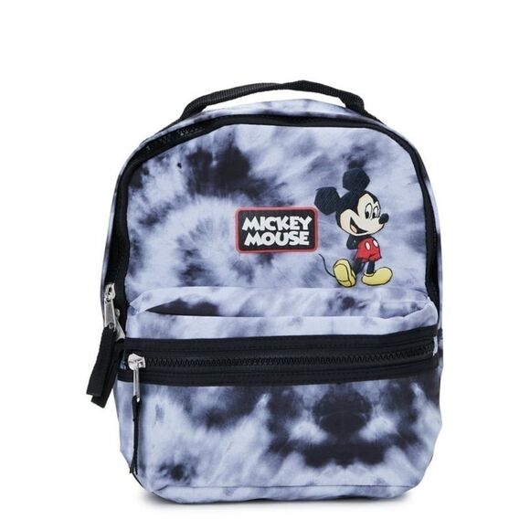 NWT Mickey Mini backpack Tiedye blacks smoke swirl with Mickey - Picture 4 of 7